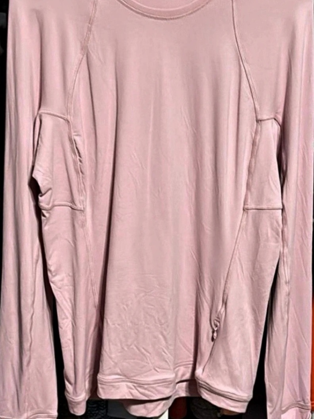 lululemon Rulu Long-Sleeve Shirt Women's Long Sleeve Athletic Top pink peony